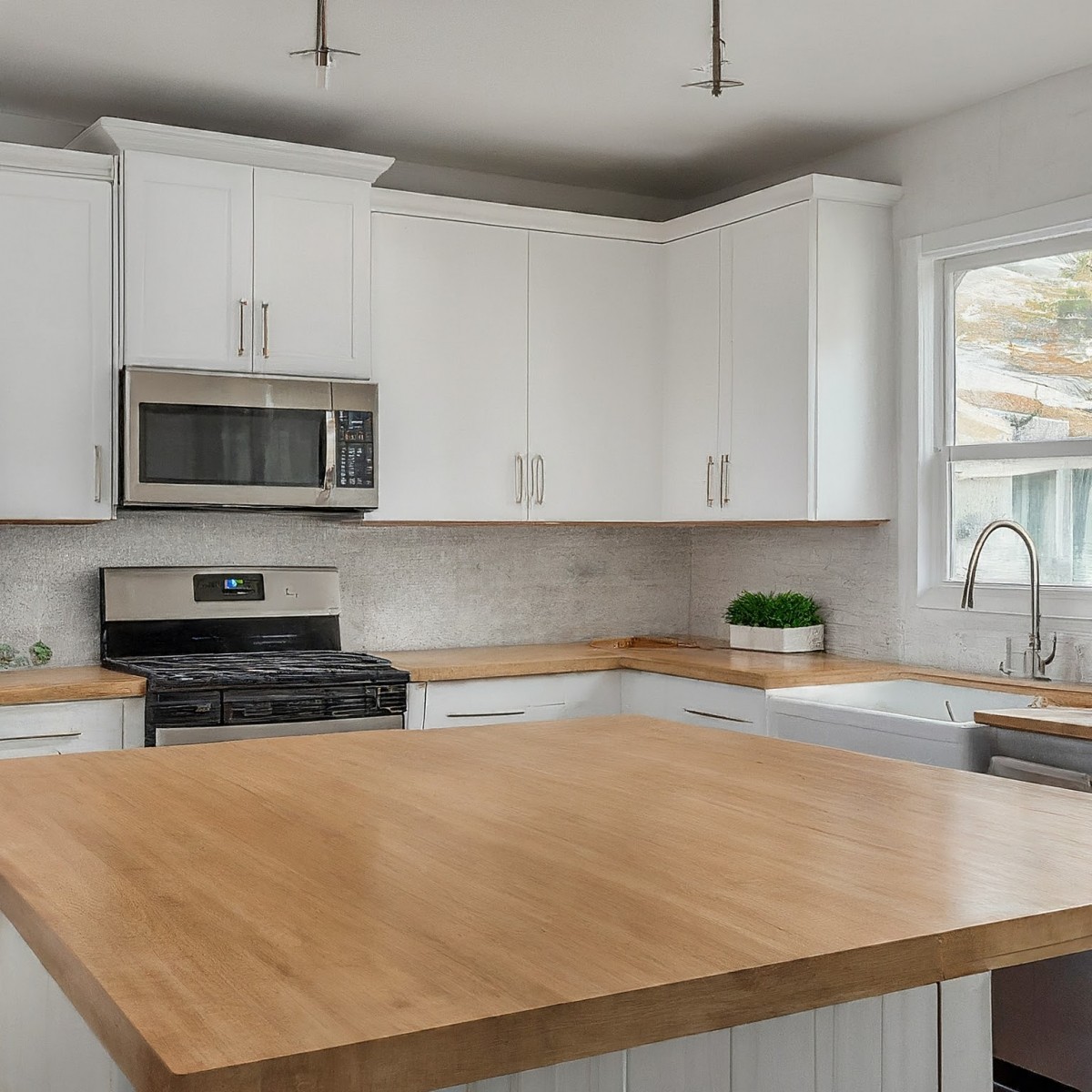 Elegant Shaker style kitchen with luxurious touches